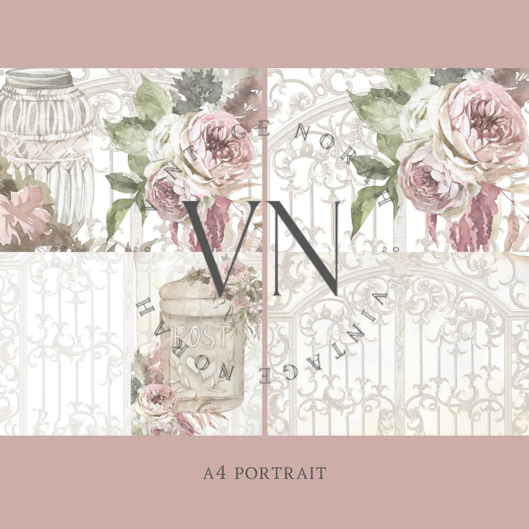Journal Pages ~ LETTERS TO ME by VintageNorah. Printable, Pdf.