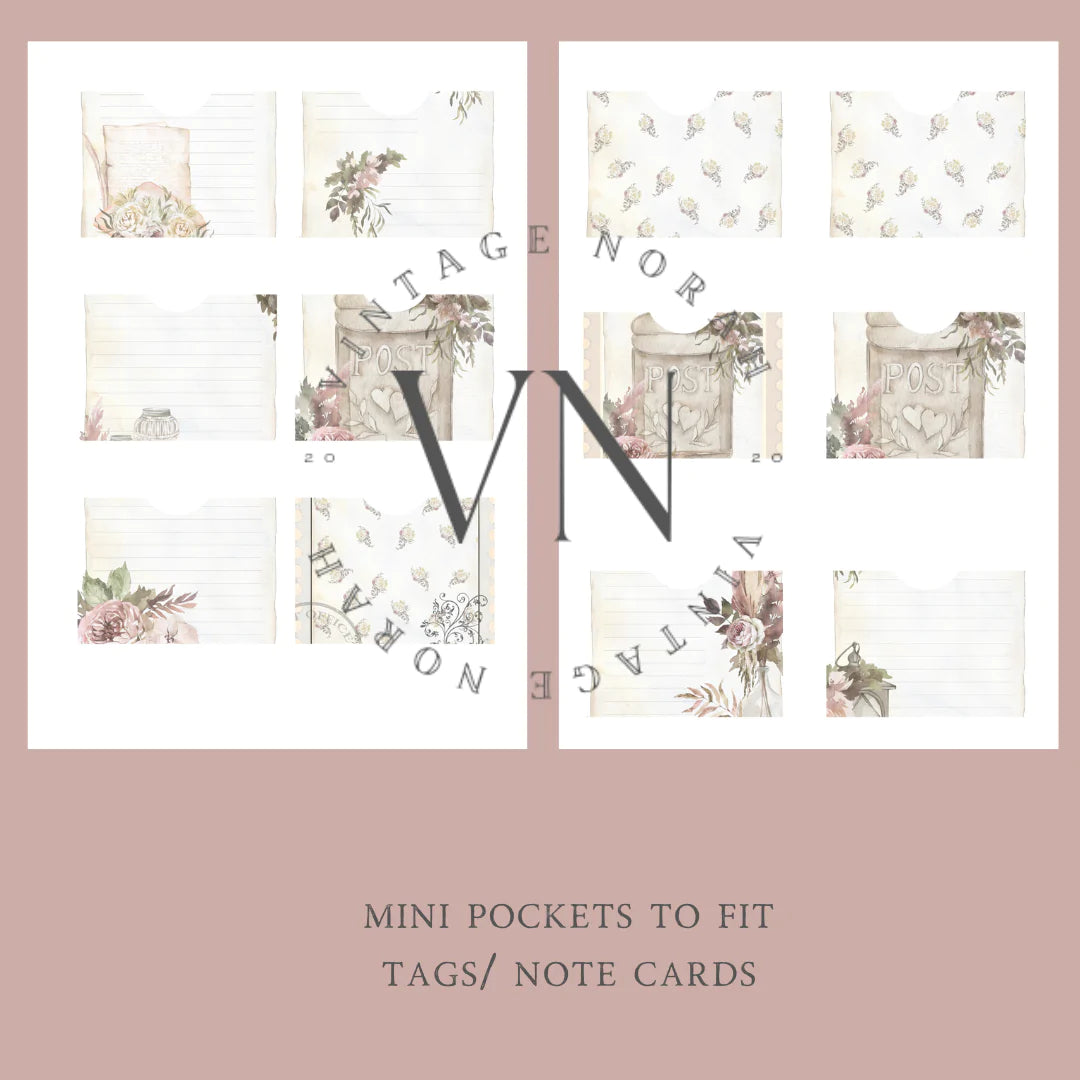 Journal Pages ~ LETTERS TO ME by VintageNorah. Printable, Pdf.