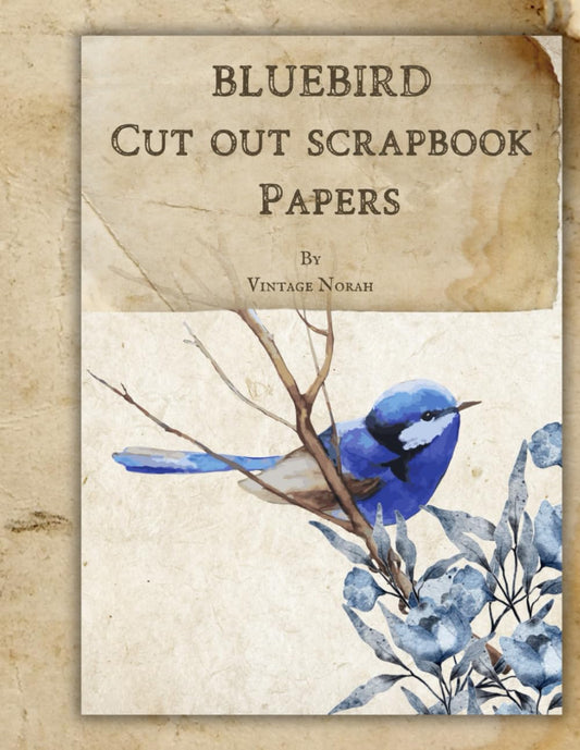 BLUEBIRD CUT OUT SCRAPBOOK PAPERS