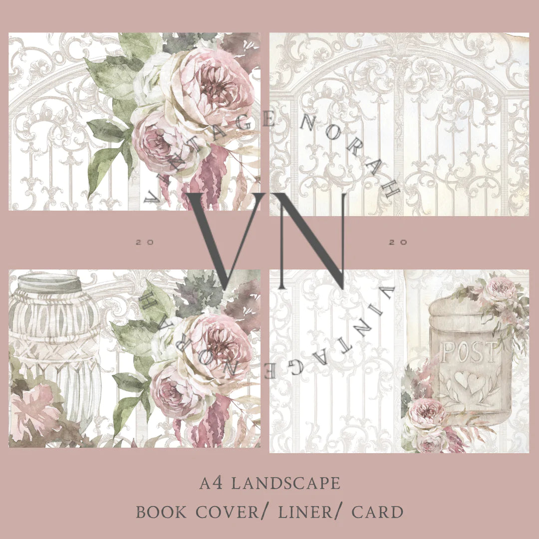 DIGITAL KIT~ LETTERS TO ME  by VintageNorah. Printable, Pdf.