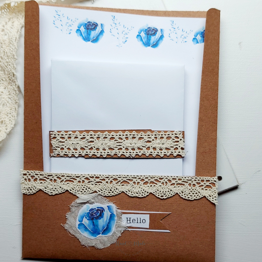 Letter writing set ~ 'HELLO'
