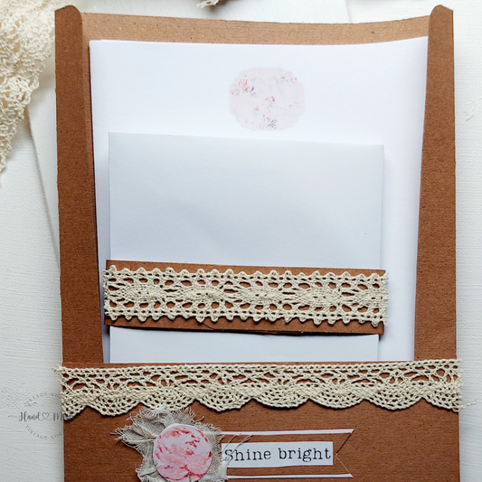 Letter writing set ~ 'Shine Bright'